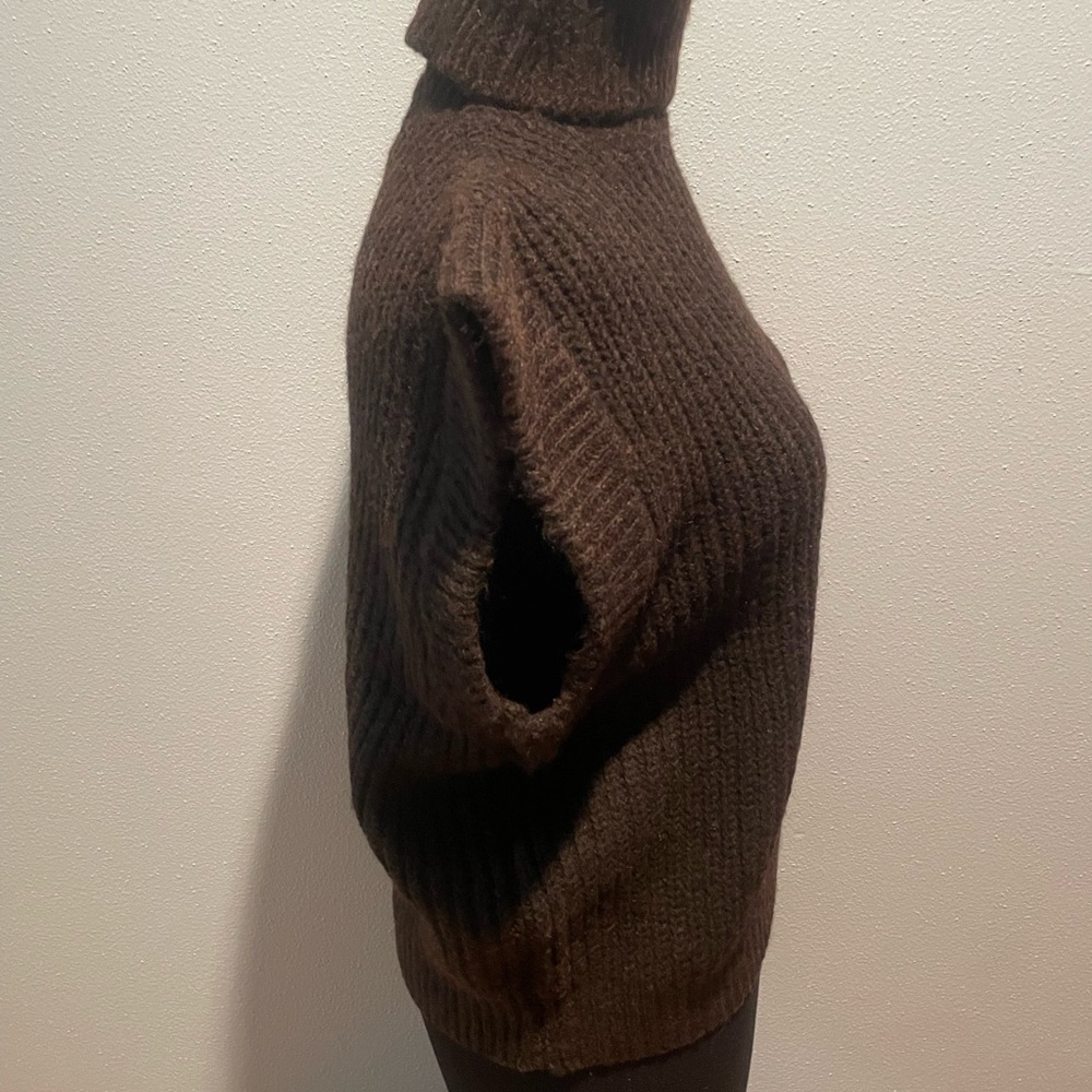 Jason Wu Dark Brown Turtleneck Sweater - Picture 3 of 9